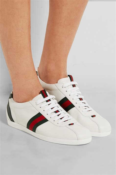 white new ace gucci elastic sneakers|gucci ace sneakers on sale.